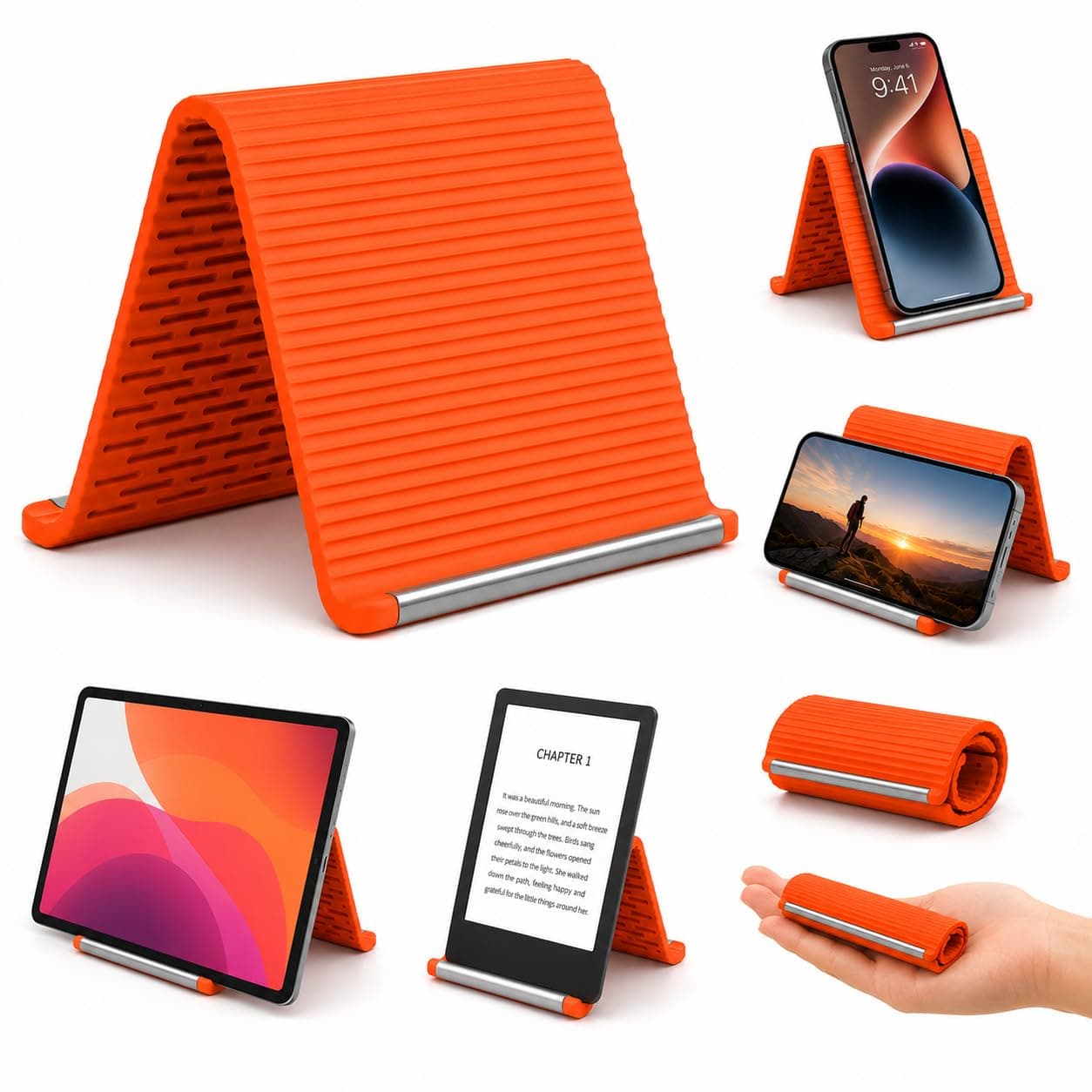 Foldable Silicone Phone Stand — personalised corporate gift